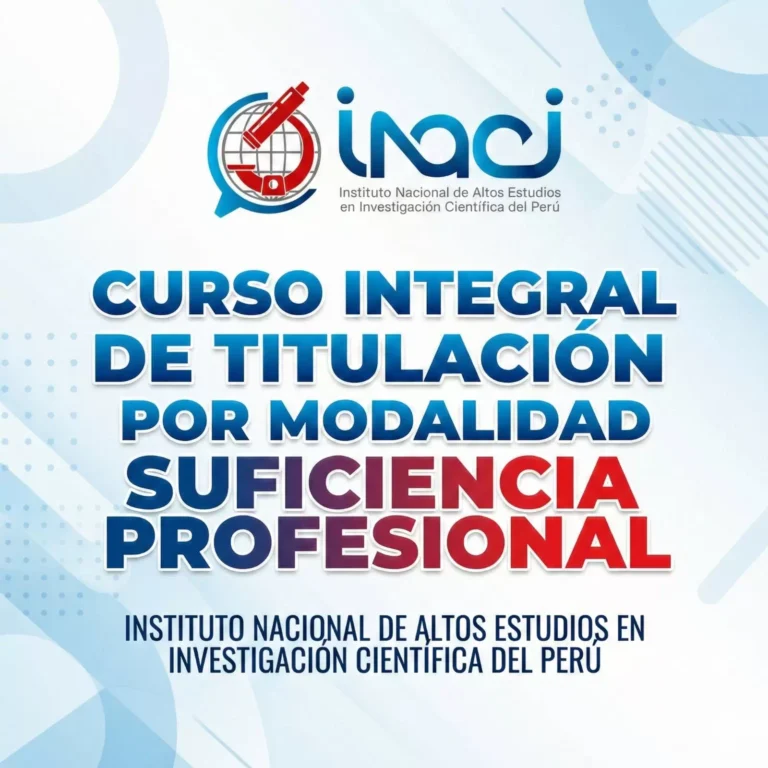 Curso Integral de Titulación por Modalidad de Suficiencia Profesional