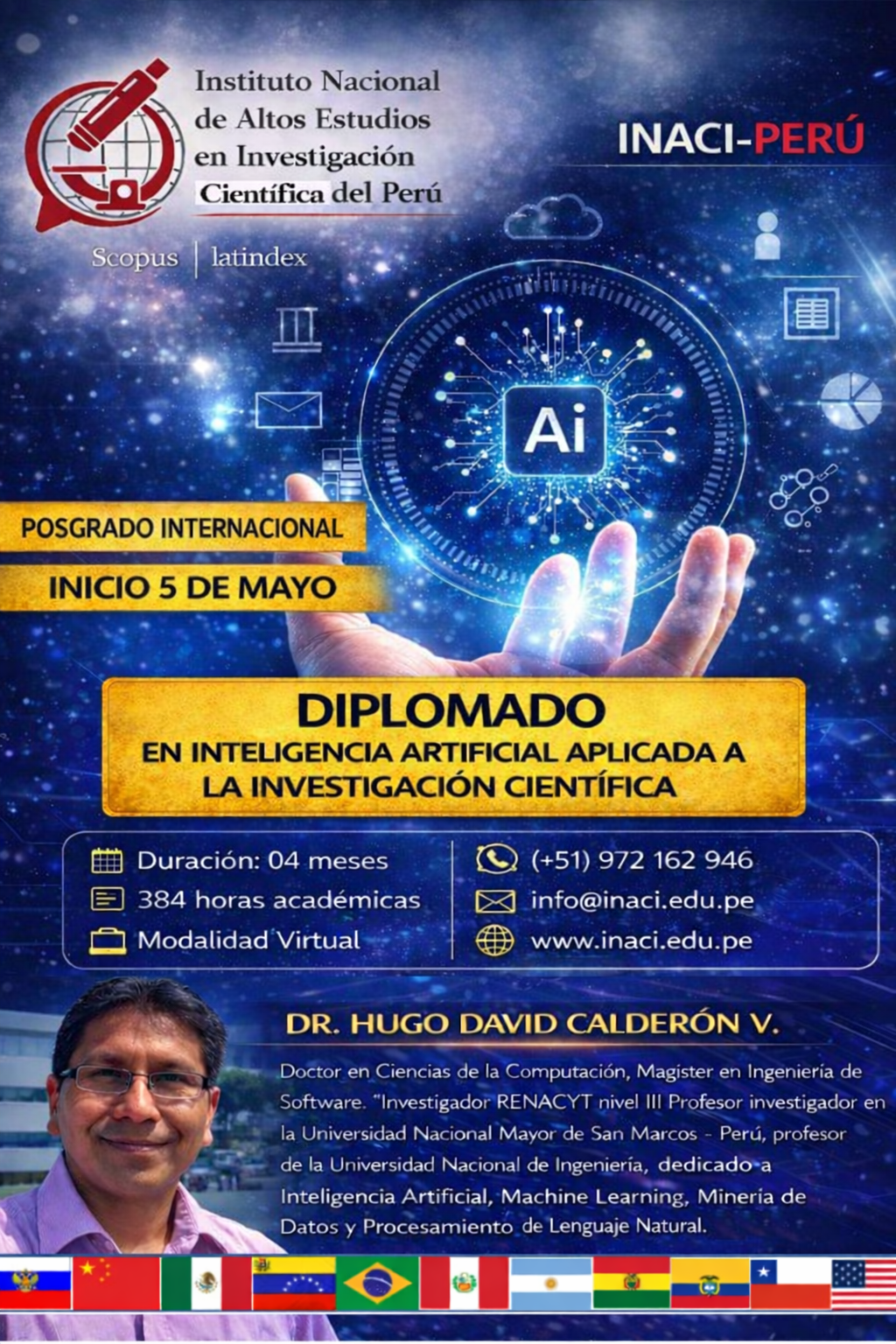 Diplomado en Inteligencia Artificial Aplicada a la Investigación Científica